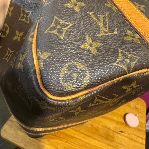 Louis Vuitton Brown and Tan Duffel Bag - Picture 10 of 14
